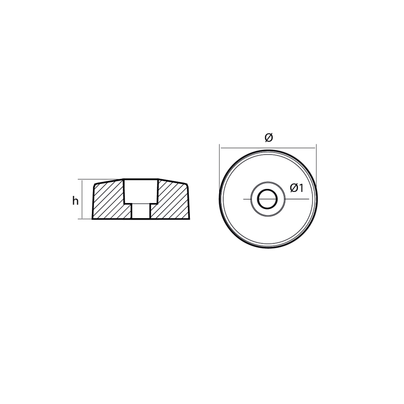 Sinkanode Flex O Fold Propell, Dia: 32mmx13mm, # 114