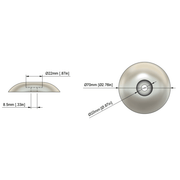 roderanodmagnesium70mm_2.76in 8.5mm/0.33in bolt hole
