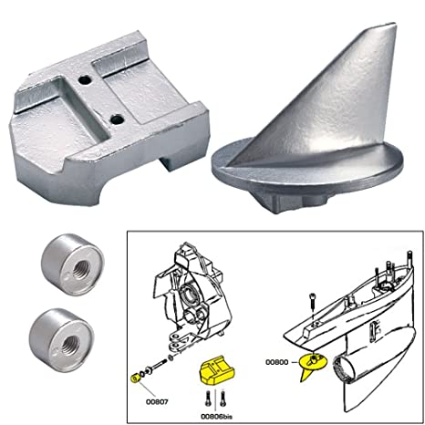 Aluminium Anode Mercruiser kit alfa one generasjon one i aluminium